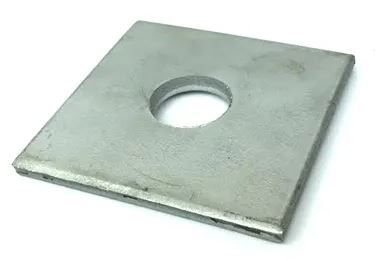 WASHER SQUARE 38X38X3 X 10MM HOLE GALV (BOX 100)