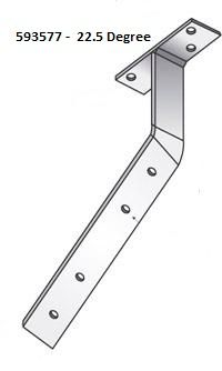 BRACKET FASCIA LONG 22.5 DEGREE