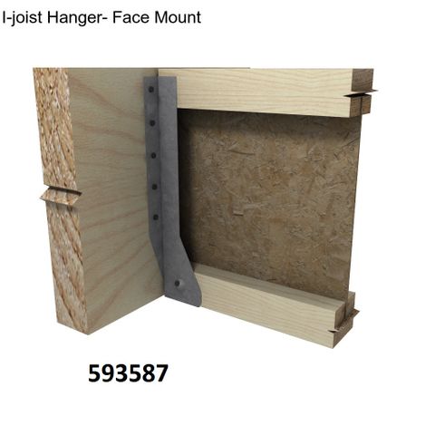 JOIST HANGER I 90X350 FACE FIX