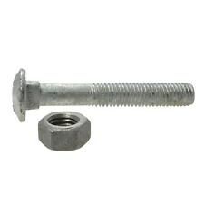 BOLT CUP 8X50 GALV NUT&WASHER (PK 10)