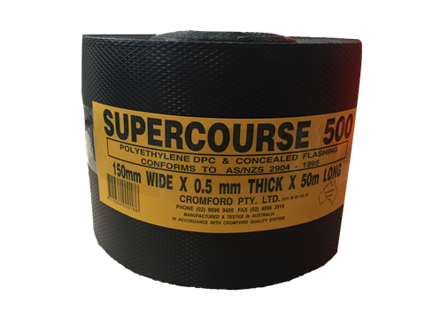 B/COURSE POLYDPC 500UM 150MM X 50M (ROLL)