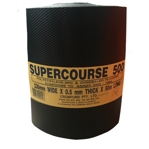 B/COURSE POLYDPC 500UM 230MM X 50M (ROLL)