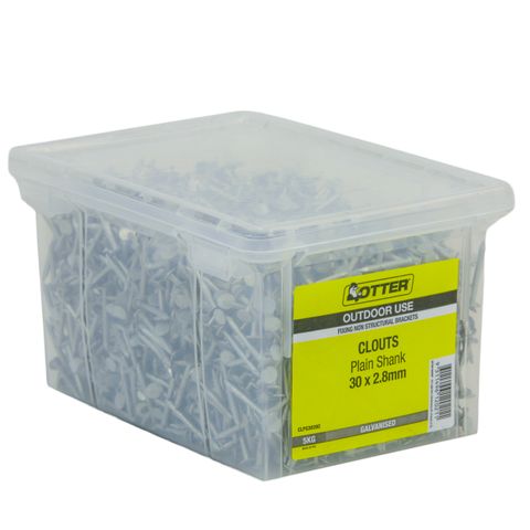 NAIL CLOUT GALV  30X2.8MM  (5KG PACK)
