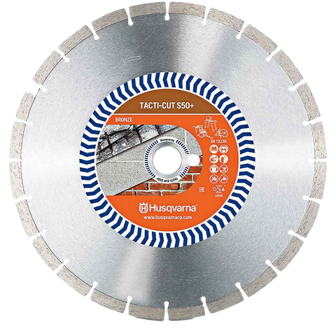 BLADE DIAMOND HUSQVARNA TACTI-CUT S50 BRONZE 350MM