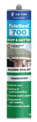 SILICONE HB FULASEAL 700 ROOF & GUTTER TRANS 300G