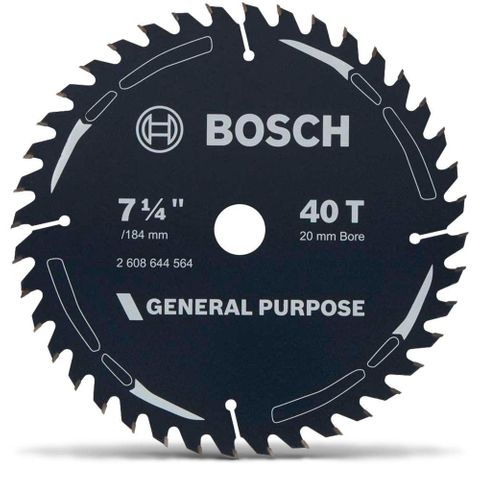 TCT SAW BLADE BOSCH  GP WOOD 184MMX40T