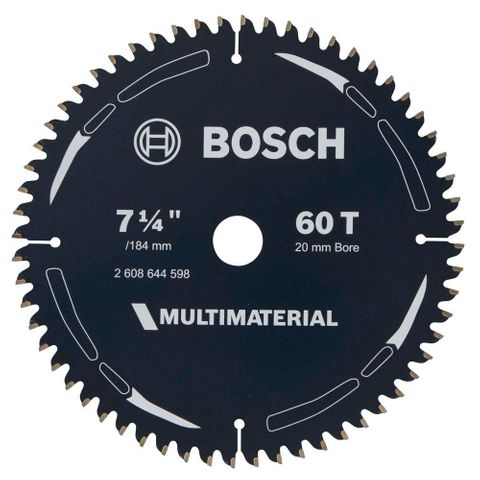 TCT SAW BLADE BOSCH MULTI MATERIAL 184MMX60T