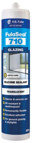 SILICONE HB FULASEAL GLAZING 710 TRANSLUCENT 300G