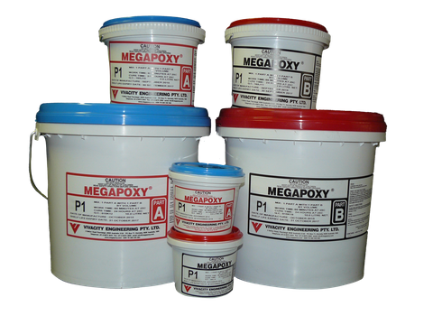 ADHESIVE MEGAPOXY EPOXY PASTE P1 1L