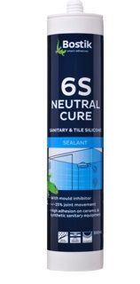 SILICONE SANITARY BOSTIK 6S TITANIUM/O WHT 300ML