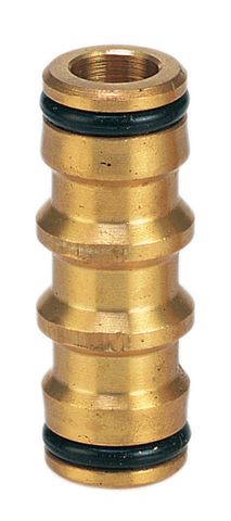 HOSE COUPLING 2-WAY BRASS 12MM