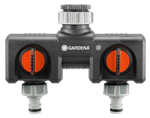 TAP TWIN CONNECTOR GARDENA 12MM