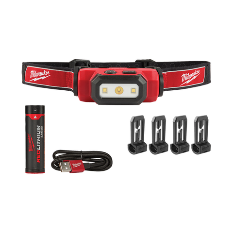 MILWAUKEE REDLITHIUM� USB RECHARGE HARD HAT KIT