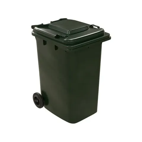 BIN WHEELIE DARK GREEN 240LTR