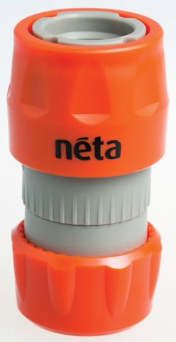 HOSE CONNECTOR WITH STOP NETA 12MM