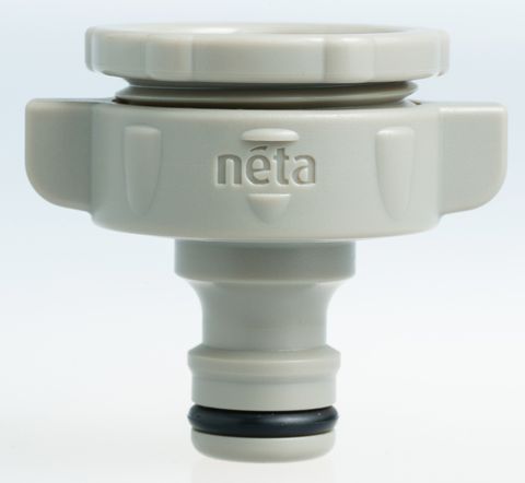 HOSE TAP NUT ADP PLASTIC 12/18