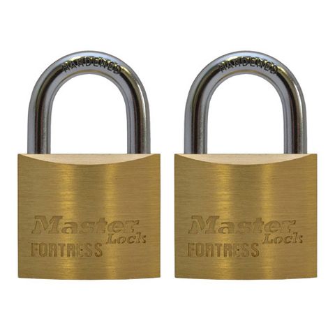 PADLOCK FORT BRASS 40MM FM1840TAU (PK 2)