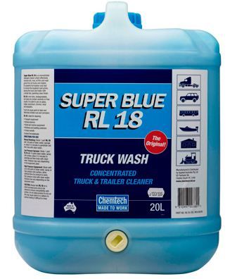 TRUCK WASH CHEMTECH SUPER BLUE 20LTR RL18 (PAIL)