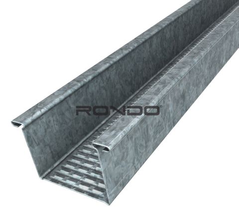 FURRING CHANNEL #129 28MM X 6000MM BLACK