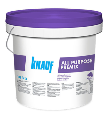 KNAUF COMPOUND ALL PURPOSE PRE MIX 18KG (PAIL)