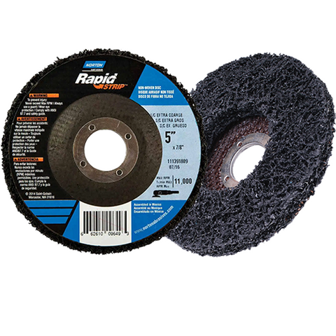 DISC RAPID STRIP 127x22.22MM BLACK D/C NORTON