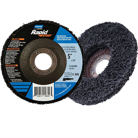 DISC RAPID STRIP 125x22MM BLACK D/C NORTON