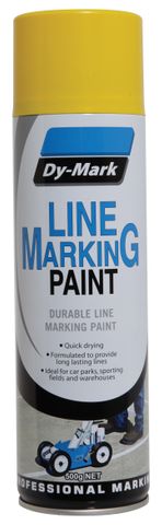 PAINT SPRAY DYMARK LINE MARKING YELLOW 500G