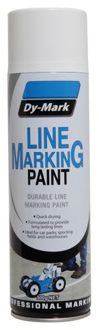 PAINT SPRAY DYMARK LINE MARKING WHITE 500G