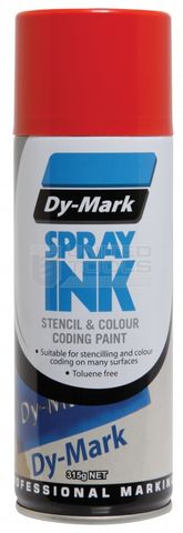 PAINT DYMARK SPRAY INK RED 315G