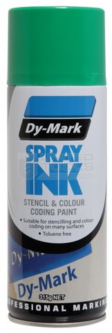 PAINT DYMARK SPRAY INK GREEN 315G