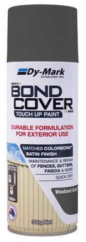 PAINT SPRAY DYMARK BONDCOVER WOODLAND GREY 300G