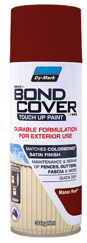 PAINT SPRAY DYMARK BONDCOVER MANOR RED 300G