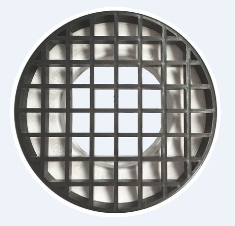 PVC COLLAR & GRATE 90MM