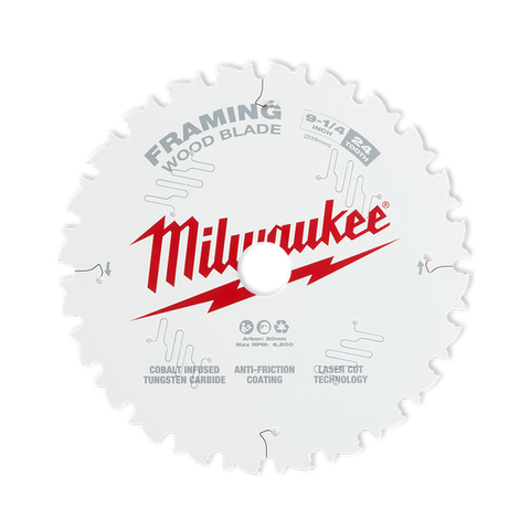 MILWAUKEE 235MM (9-1/4") 24T WOOD CIRC SAW BLADE