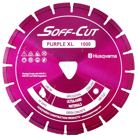 BLADE SOFFCUT HUSQVARNA XL6-1000 PURPLE 6"