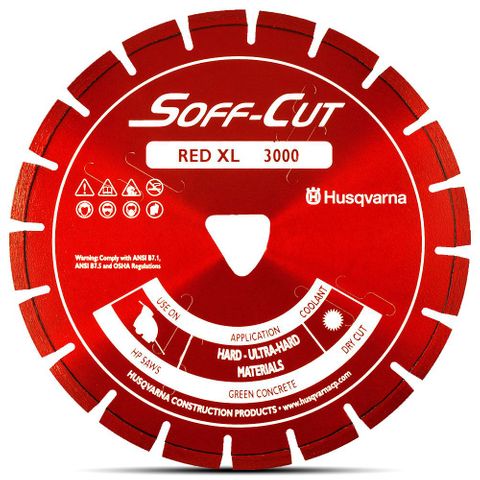 BLADE SOFFCUT HUSQVARNA XL6-3000 RED 6"