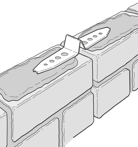 ABEY EXPANSION TIES R2 GALV 20PK