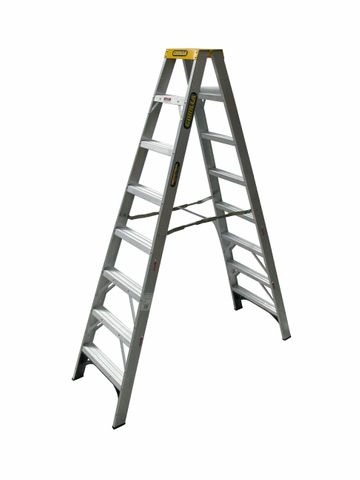 LADDER GORILLA DOUBLE SIDED ALUMINIUM 2.4M 150KG