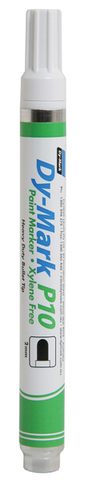 PAINT MARKER DYMARK P10 WHITE BULLET TIP (PCE)
