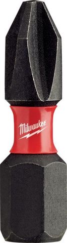 MILWAUKEE SHOCKWAVE™ INSERT BIT PHILLIPS #2 25PK