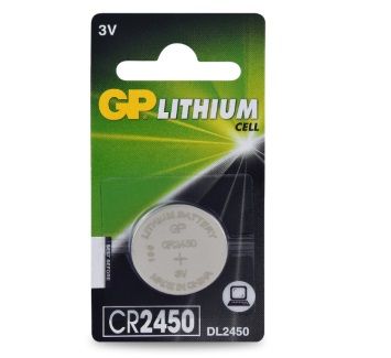 BATTERY 3V COIN 24.5X5.0MM LITHIUM POWERCELL