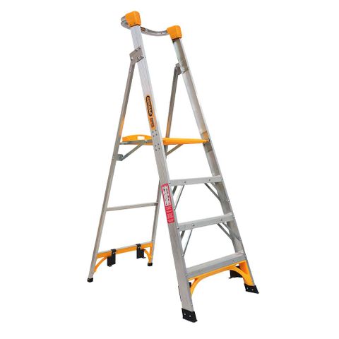 LADDER GORILLA PLATFORM ALUMINIUM 1.2M 150KG