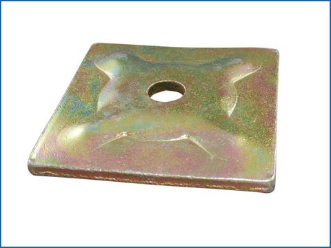 PLATE ZBAR 125X100X8MM HOLE SIZE 18MM