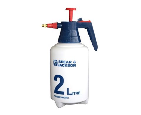 S&J SPRAYER PRESSURE PUMP 2L BRASS NOZZLE