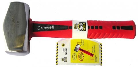 HAMMER CLUB GRIPWELL F/GLASS 3LB