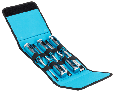 CHISEL SET OX PRO H/DUTY WOOD VELCRO CASE (PK 5)