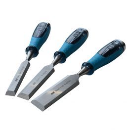 CHISEL SET OX PRO H/DUTY WOOD PLS HANG PACK (PK 3)