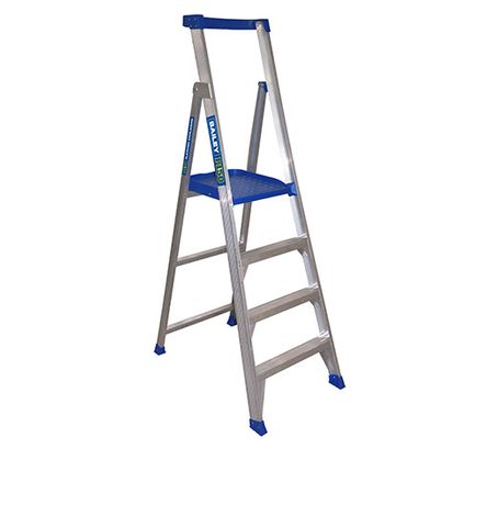 LADDER BAILEY PLATFORM ALUM 4 STEP 1.2M  150KG