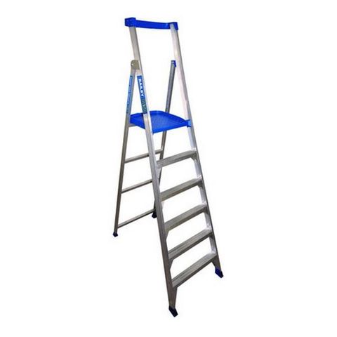 LADDER BAILEY PLATFORM ALUM 6 STEP 1.8M  150KG