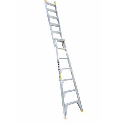 LADDER BAILEY DUALPURPOSE 7-12 STEP 2.1-3.8M 150KG